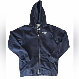 Quiksilver Men's Deep Blue Zip-Up Hoodie